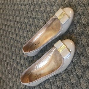 Kate Spade Patent Leather Bow Ballet Flats